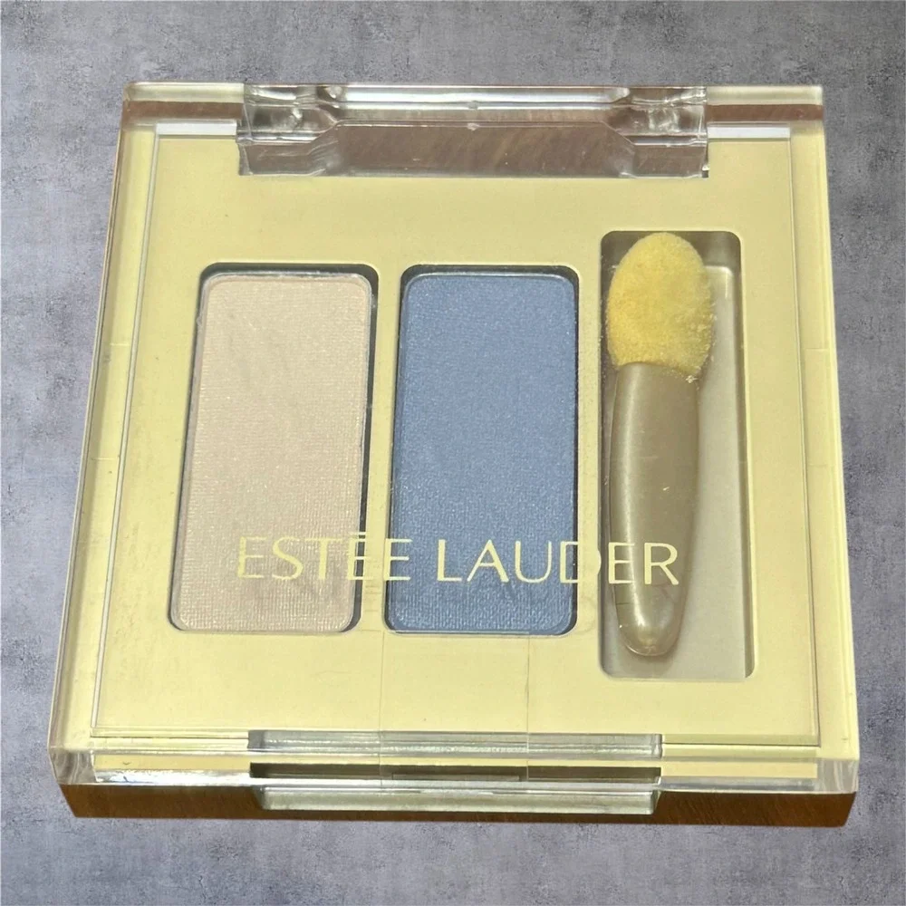 New Estee Lauder Eyeshadow Duo Blue Sphere/Ivory Box Pure Color K14 Shimmer